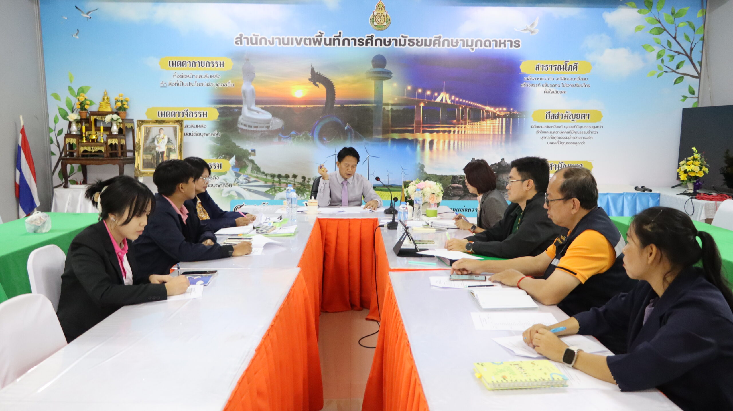 การประชุมกลุ่มส่งเสริมการจัดการศึกษา เพื่อเตรียมความพร้อมก่อนเปิดภาคเรียน ภาคเรียนที่ 1 / 2568