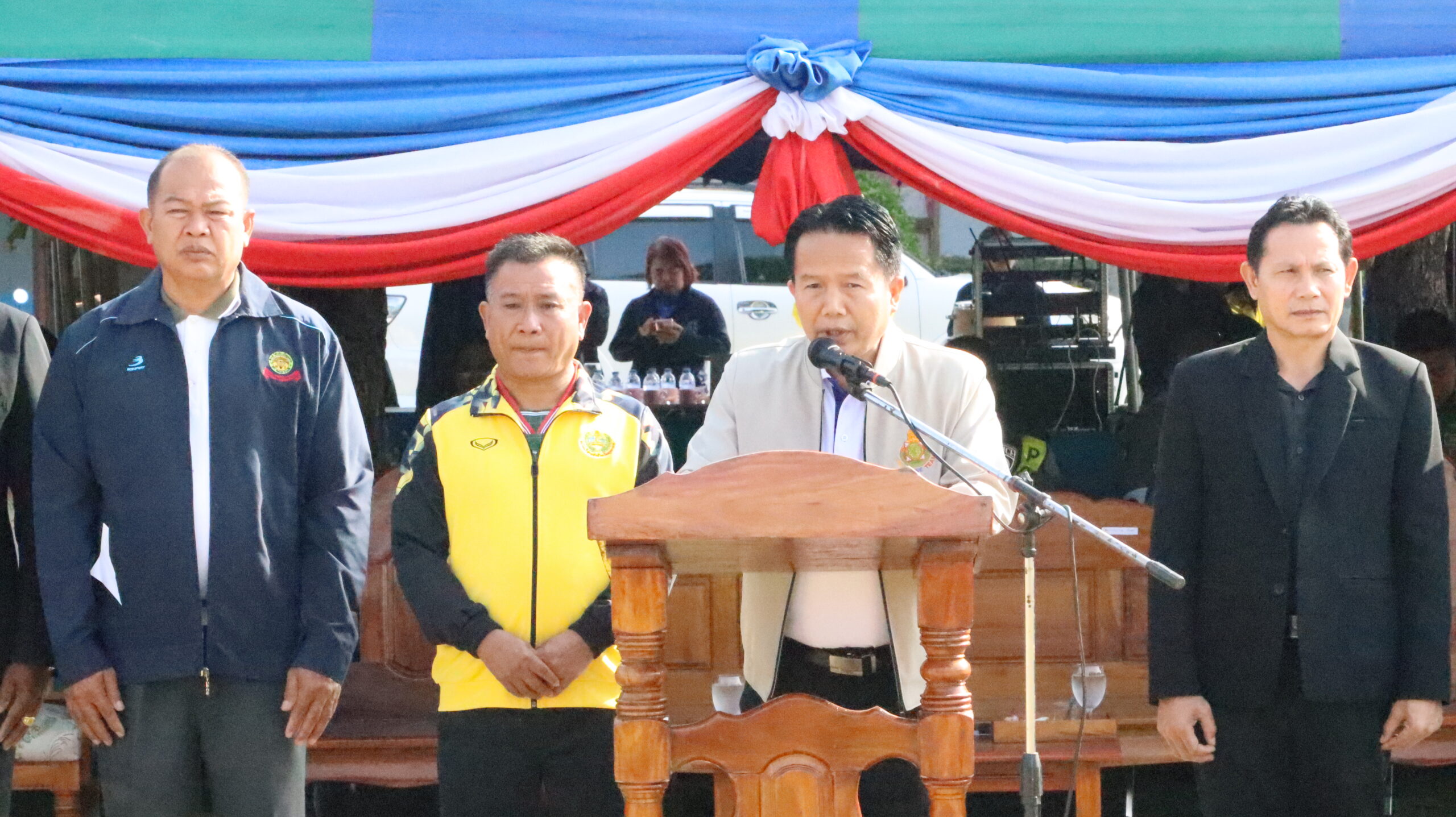 พิธีเปิดการแข่งขันกีฬาสีภายในสถานศึกษา “พญาสัตบรรณเกมส์”โรงเรียนมุกดาวิทยานุกูล