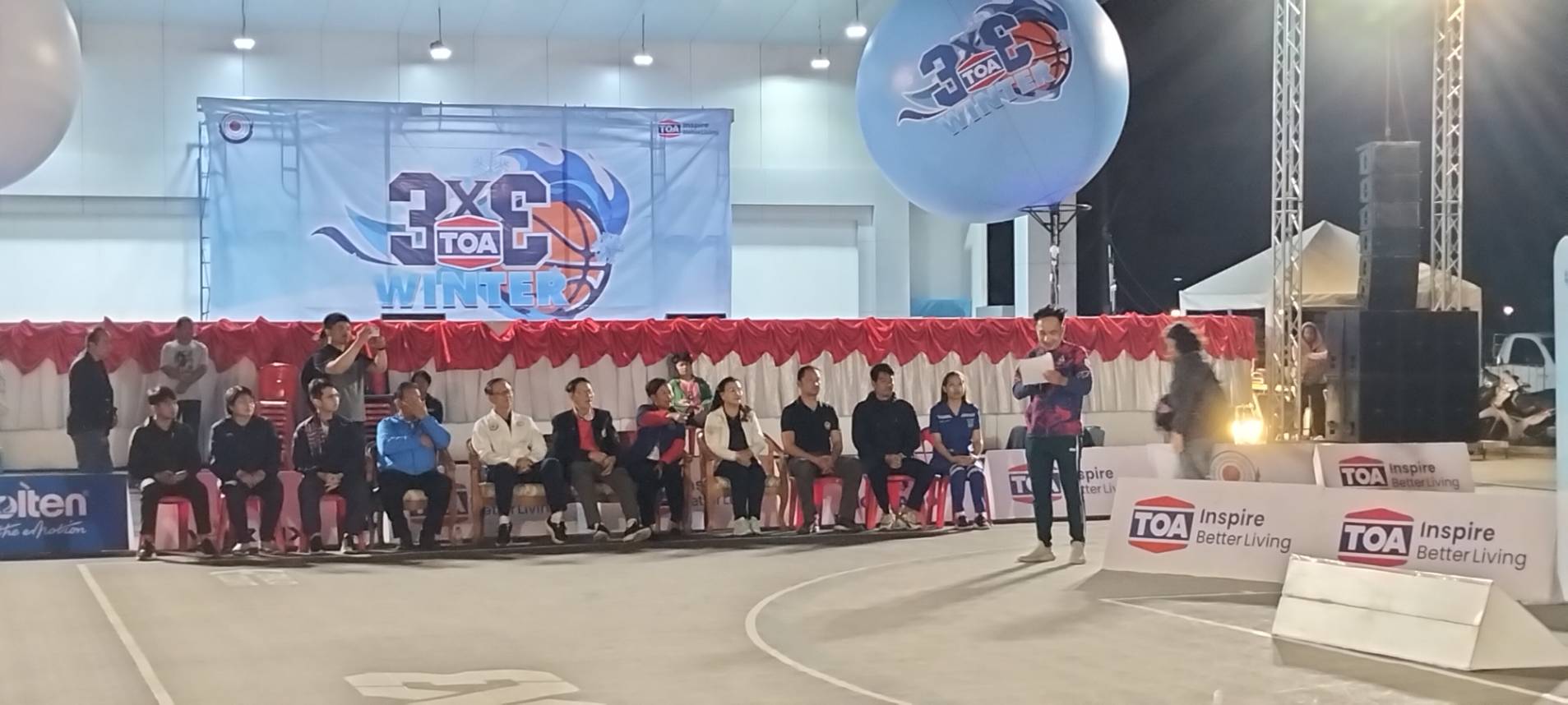 พิธีปิดการแข่งขันบาสเกตบอล รายการ “TOA 3×3 Basketball Winter 2026”