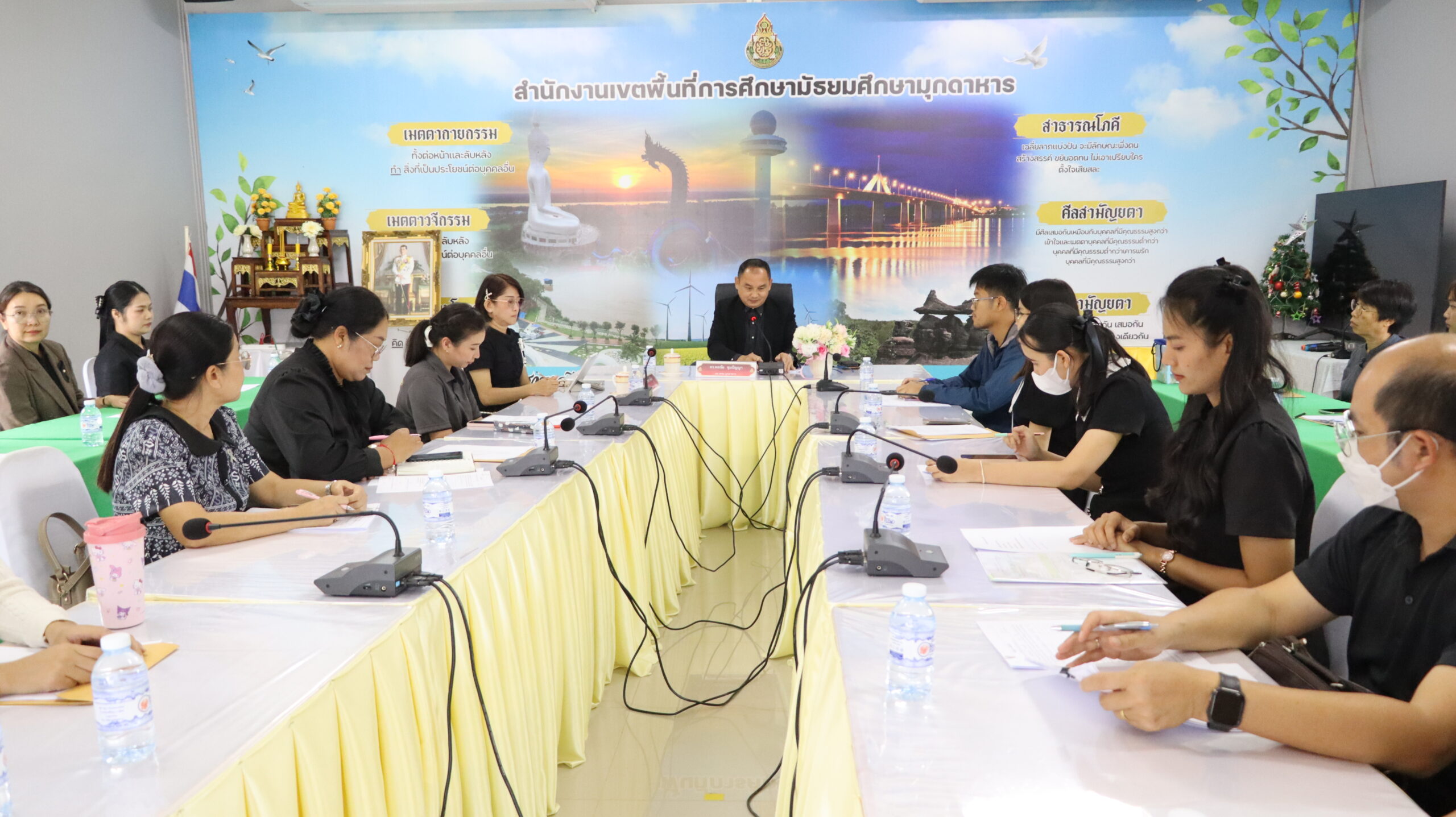 การประชุมชี้แจงคณะกรรมการระดับสนามสอบ การทดสอบทางการศึกษาระดับชาติขั้นพื้นฐาน (O-NET) ระดับชั้นมัธยมศึกษาปีที่ 6 ปีการศึกษา 2568