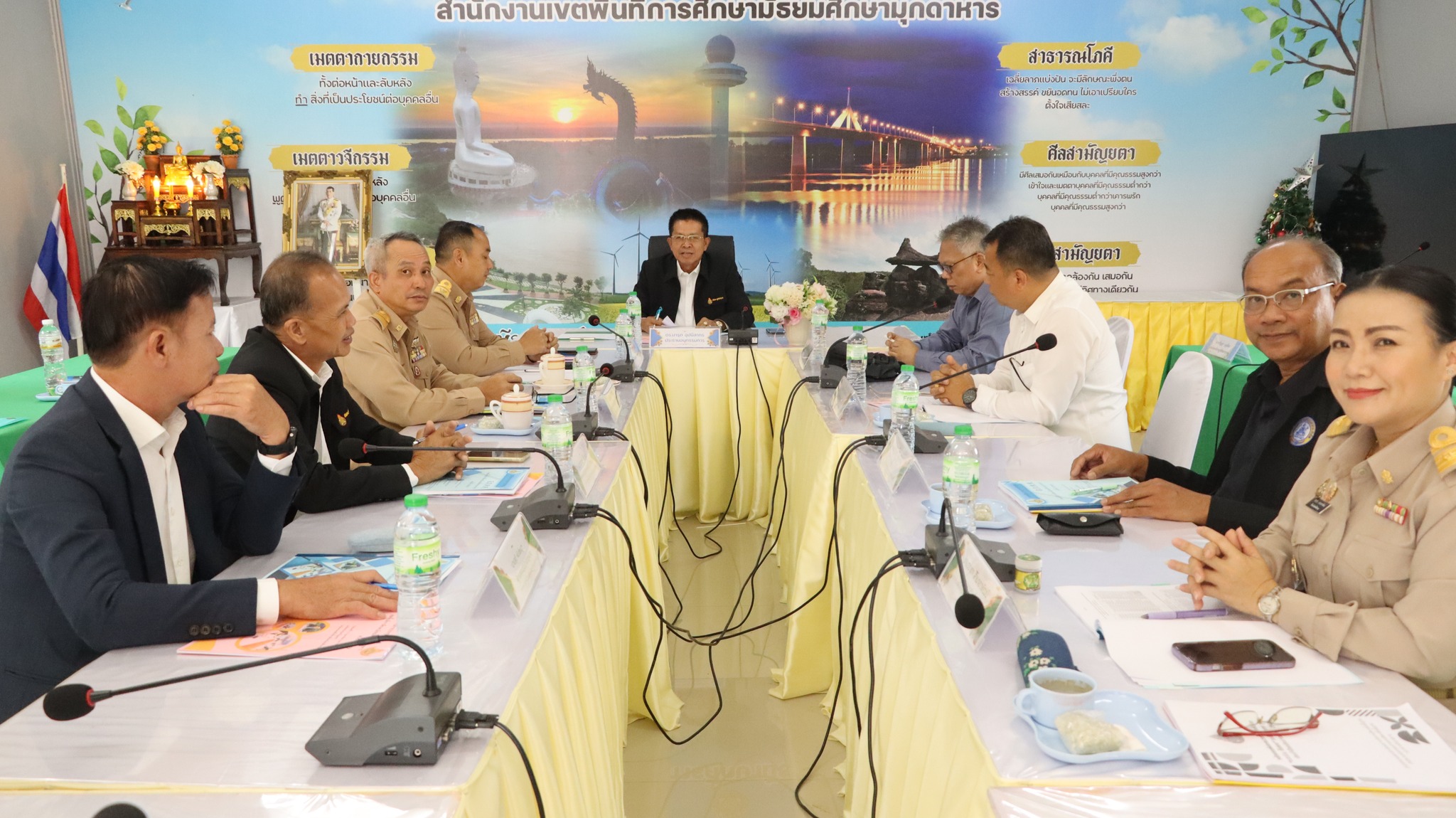 การประชุมอนุกรรมการข้าราชการครูและบุคลากรทางการศึกษาใน อ.ก.ค.ศ. เขตพื้นที่การศึกษามัธยมศึกษามุกดาหาร ครั้งที่ 3/2569