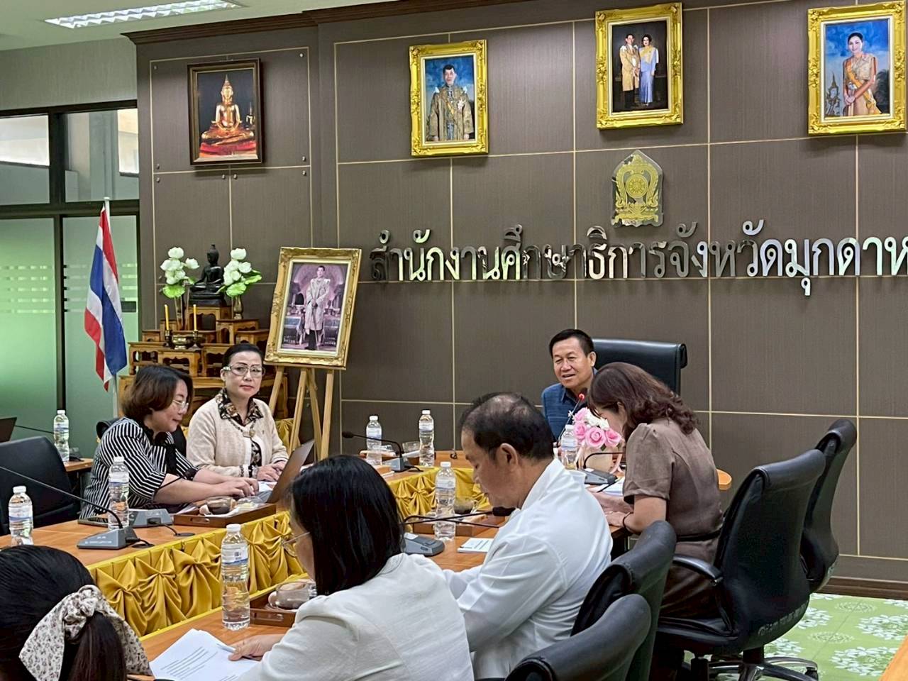 การประชุมชี้แจงแนวทางการขับเคลื่อนระบบธนาคารหน่วยกิต (Credit Bank) ของจังหวัดมุกดาหาร