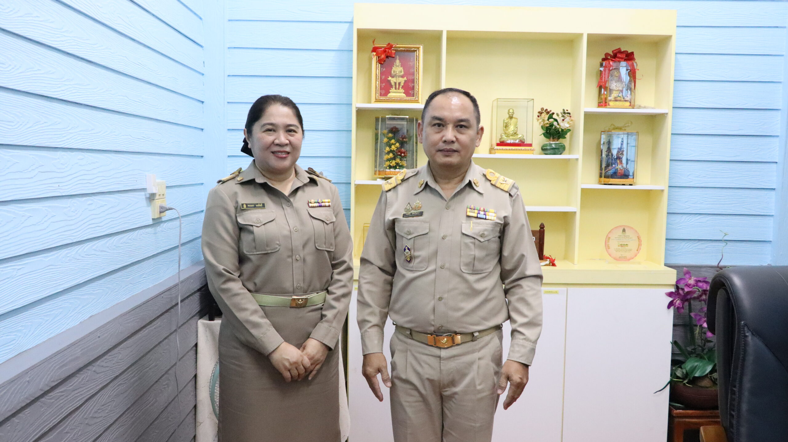 ผอ.สพม.มุกดาหาร ให้โอวาทศึกษานิเทศก์ใหม่ เนื่องในโอกาสรายงานตัวเข้ารับตำแหน่งและปฏิบัติหน้าที่ราชการ