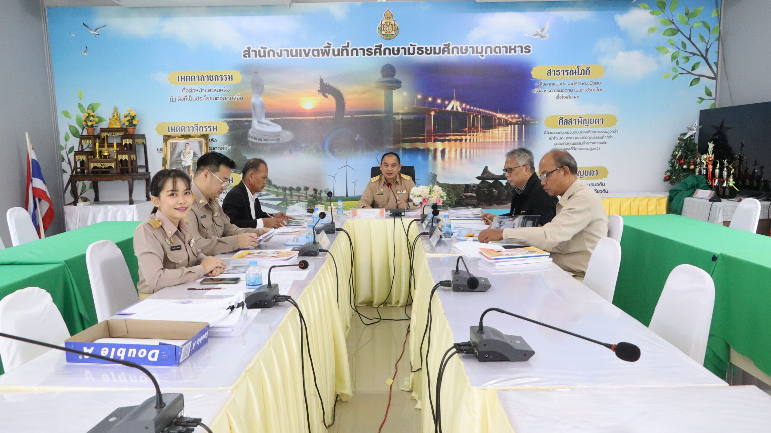 การประชุมพิจารณาการย้ายข้าราชการครูและบุคลากรทางการศึกษา ตำแหน่งครู เพื่อพัฒนาคุณภาพการศึกษา ของโรงเรียนวิทยาศาสตร์จุฬาภรณราชวิทยาลัย มุกดาหาร ประจำปี พ.ศ. 2569
