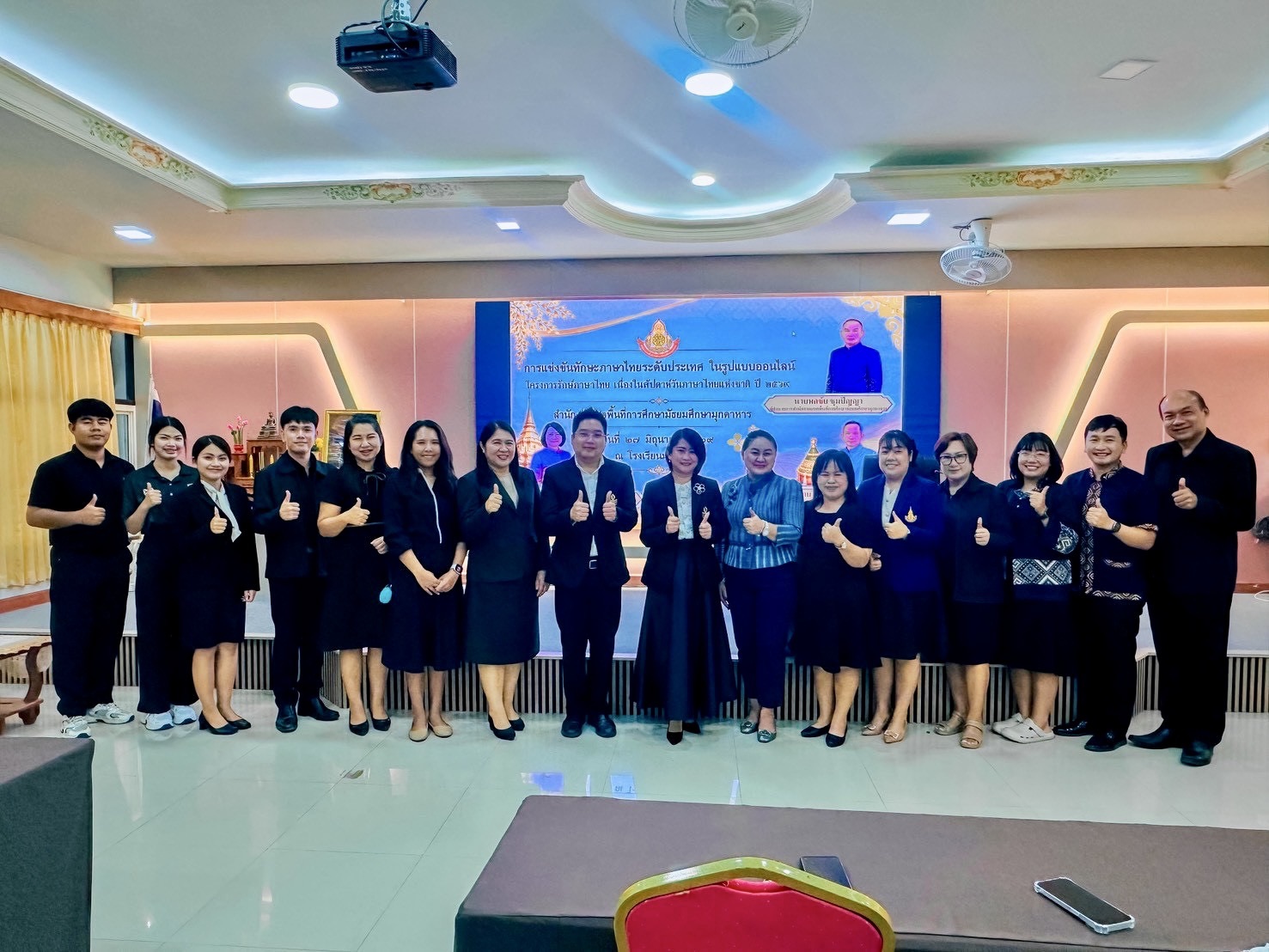 สพม.มุกดาหาร จัดการแข่งขันทักษะภาษาไทยระดับประเทศ ในรูปแบบออนไลน์ โครงการรักษ์ภาษาไทย เนื่องในสัปดาห์วันภาษาไทยแห่งชาติ ปี 2569