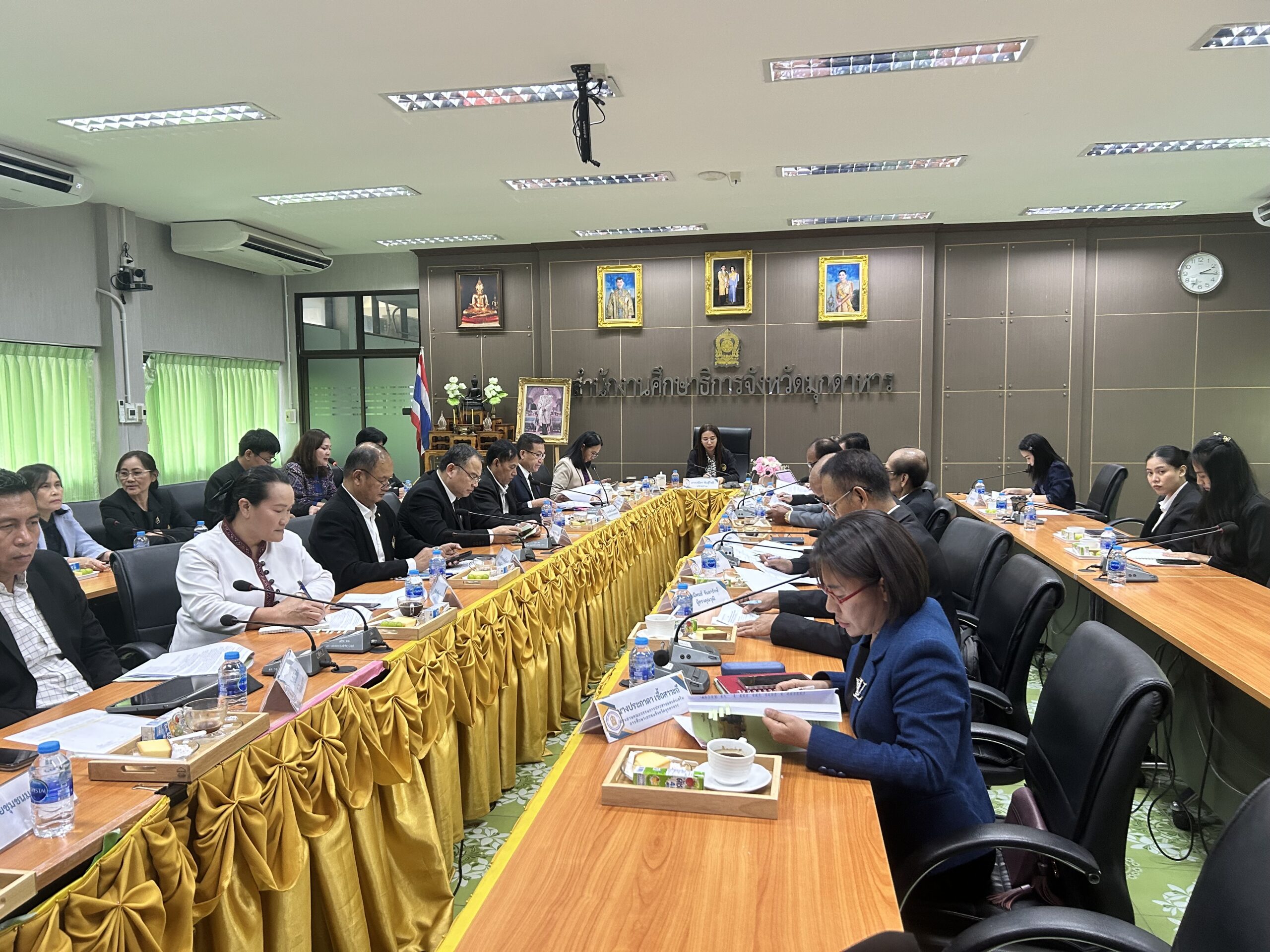 สพม.มุกดาหาร ร่วมประชุม กศจ.มุกดาหาร ครั้งที่ 6/2569 พร้อมนำเสนอผลการดำเนินงานตามนโยบาย